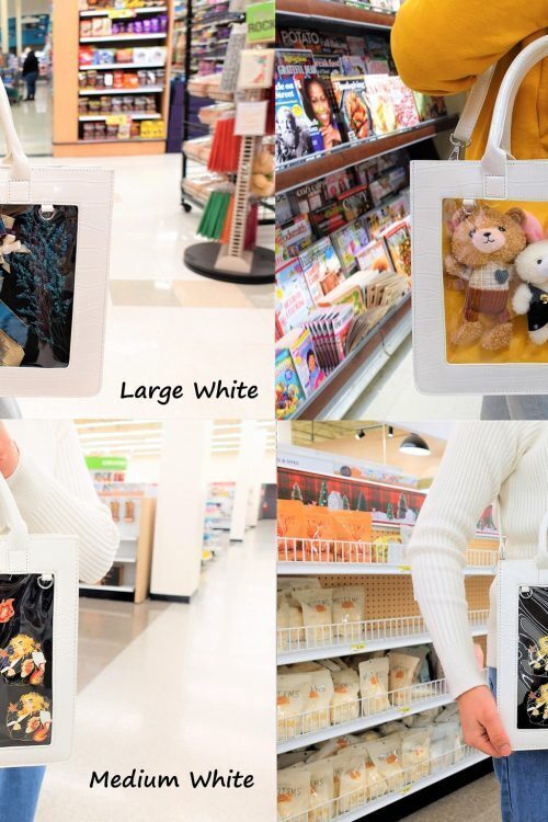 Ita Crossbody Bag with Clear Window for Pin Display