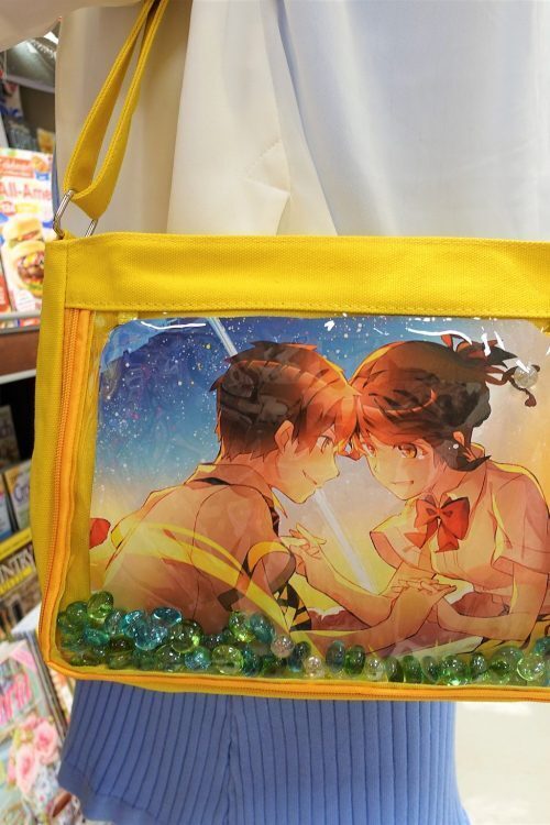 Ita Crossbody Bag with Clear Window for Pin Display