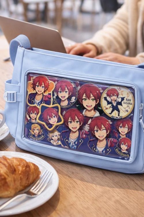 Ita Crossbody Bag with Clear Window for Plushies and Pins