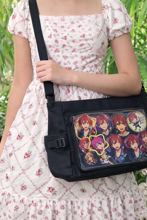 Ita Crossbody Bag with Clear Window for Plushies and Pins