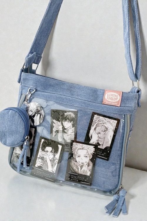 Ita Crossbody Bag with Clear Window for Plushies and Pins