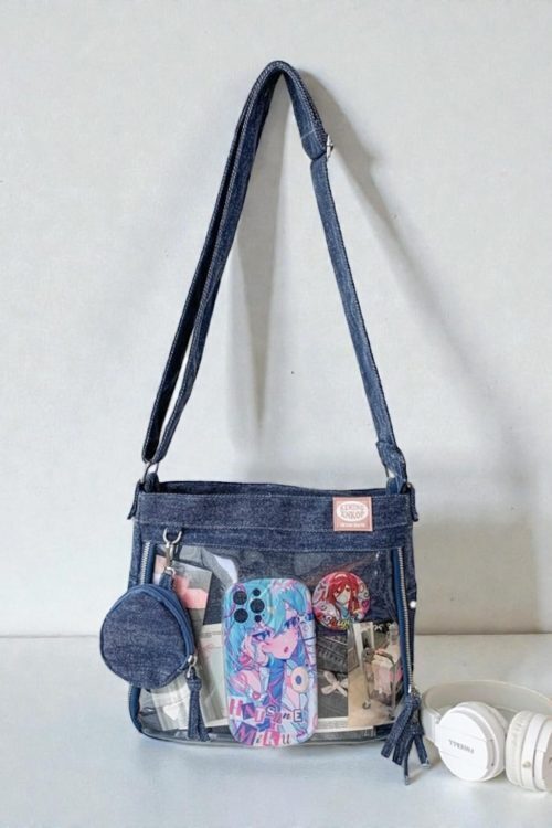 Ita Crossbody Bag with Clear Window for Plushies and Pins