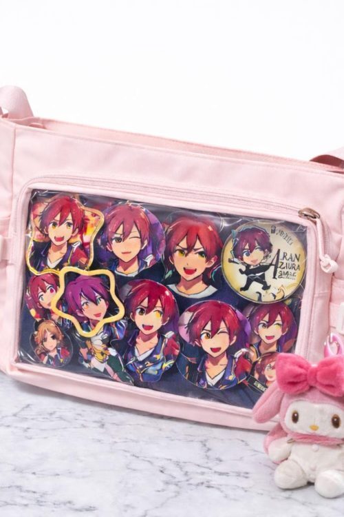 Ita Crossbody Bag with Clear Window for Plushies and Pins
