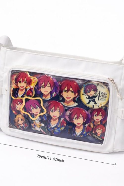 Ita Crossbody Bag with Clear Window for Plushies and Pins