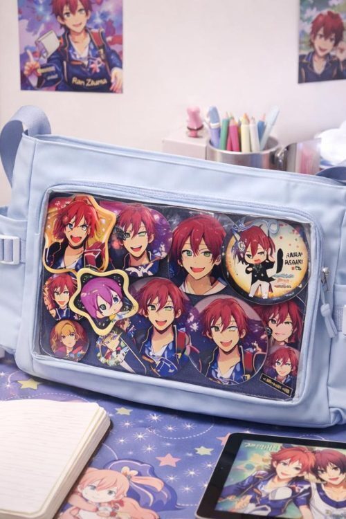 Ita Crossbody Bag with Clear Window for Plushies and Pins