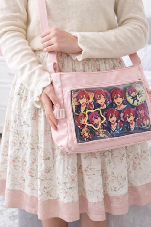 Ita Crossbody Bag with Clear Window for Plushies and Pins