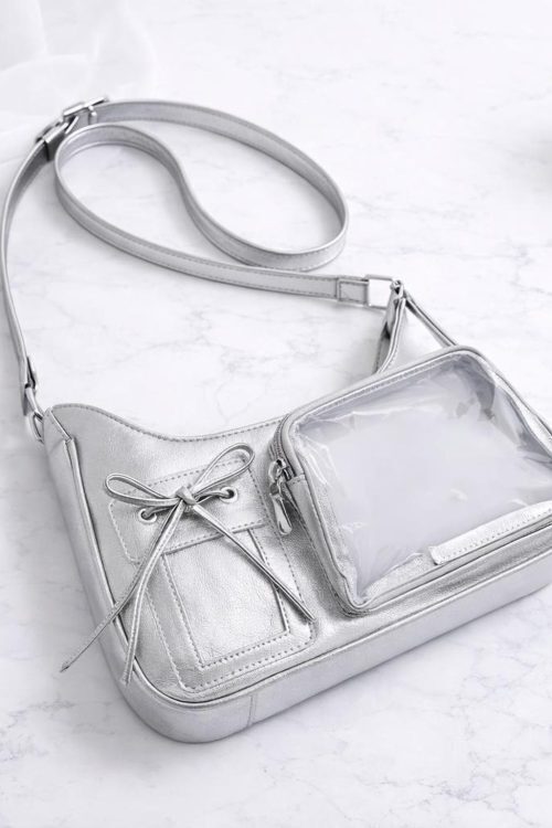 Ita Crossbody Bag with Clear Window for Plushies and Pins