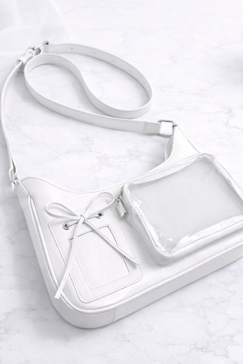 Ita Crossbody Bag with Clear Window for Plushies and Pins