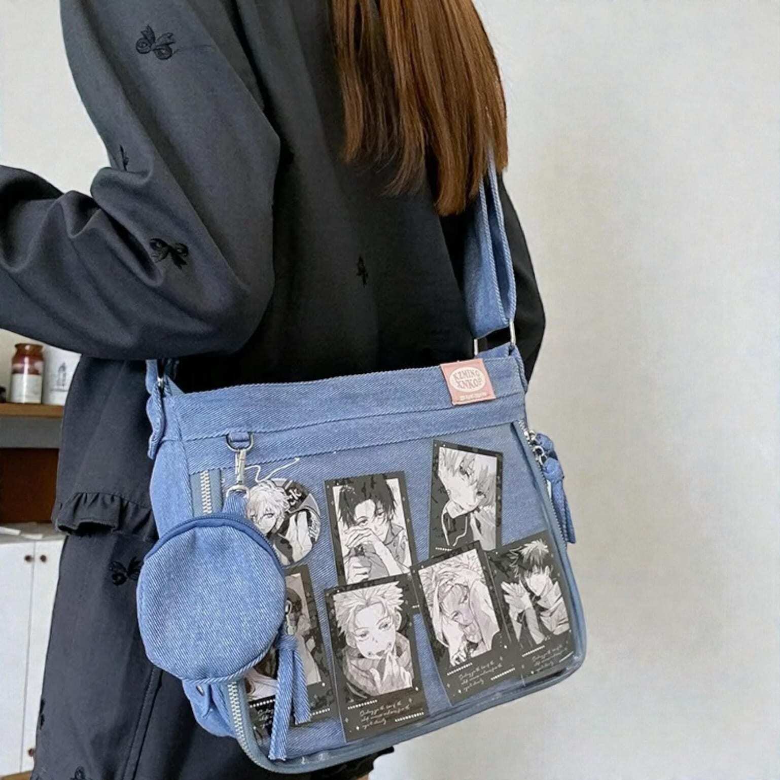 Ita Crossbody Bag with Clear Window for Plushies and Pins Ita Crossbody Bag with Clear Window for Plushies and Pins