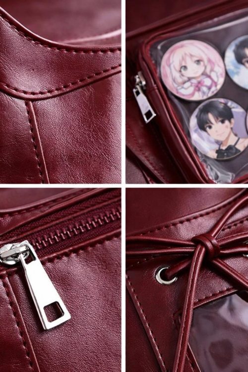 Ita Crossbody Bag with Clear Window for Plushies and Pins