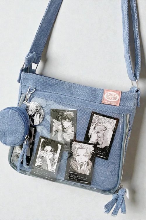 Ita Crossbody Bag with Clear Window for Plushies and Pins