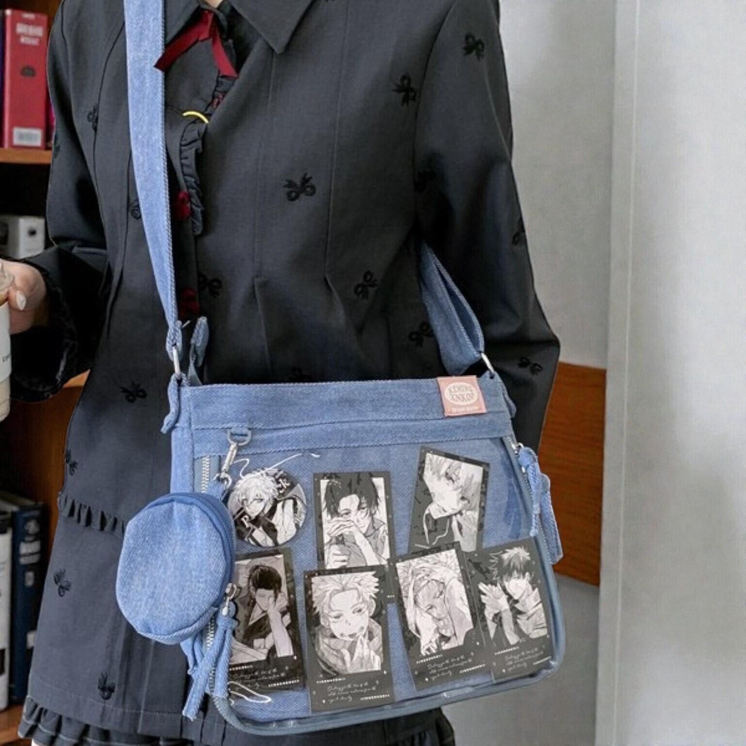 Ita Crossbody Bag with Clear Window for Plushies and Pins Ita Crossbody Bag with Clear Window for Plushies and Pins