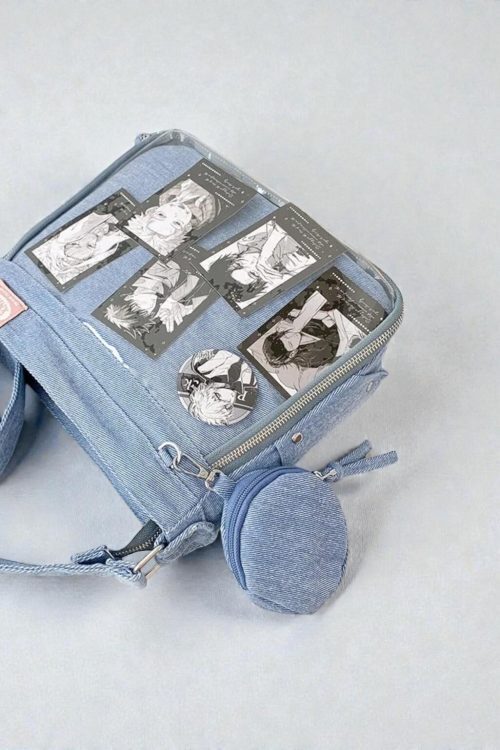 Ita Crossbody Bag with Clear Window for Plushies and Pins