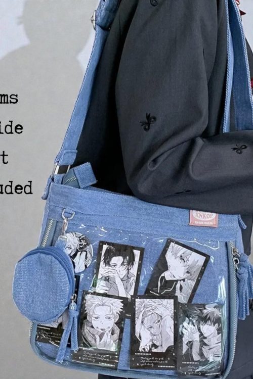 Ita Crossbody Bag with Clear Window for Plushies and Pins