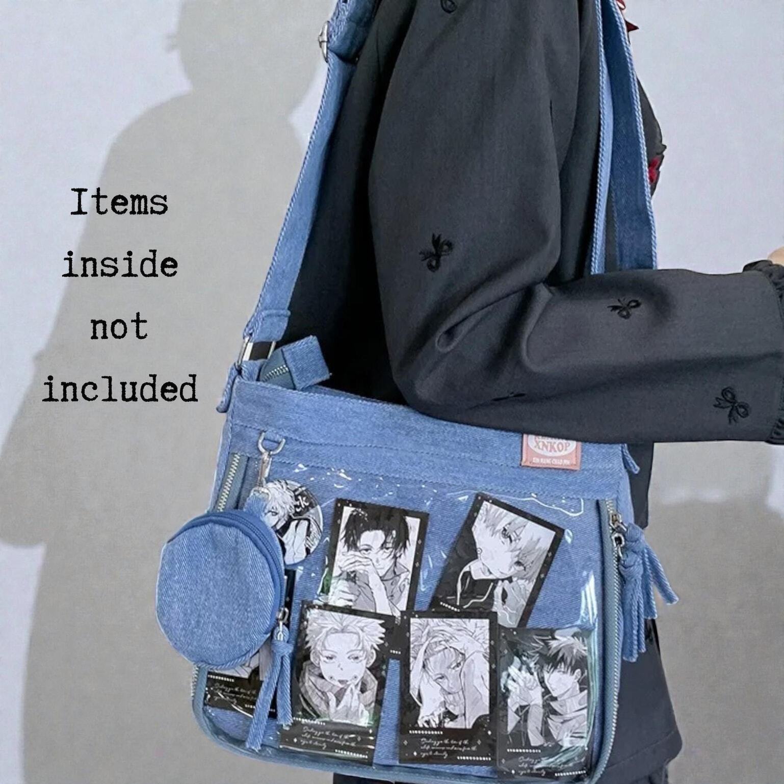 Ita Crossbody Bag with Clear Window for Plushies and Pins Ita Crossbody Bag with Clear Window for Plushies and Pins