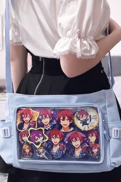 Ita Crossbody Bag with Clear Window for Plushies and Pins