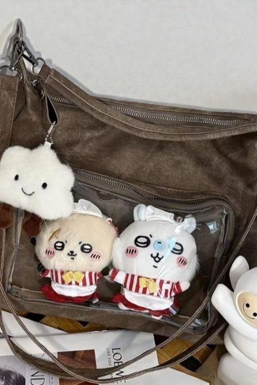 Ita Messenger Bag with Clear Window for Pin Display