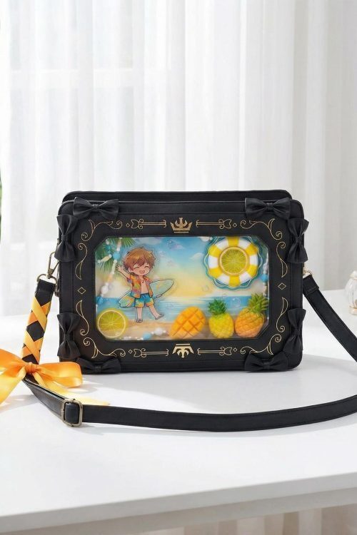 Ita Shoulder Bag with Clear Window for Photocards and Pins