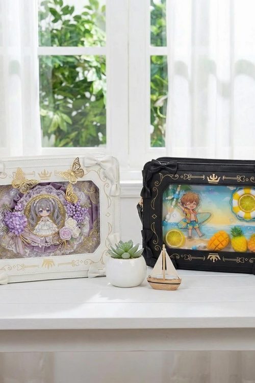 Ita Shoulder Bag with Clear Window for Photocards and Pins