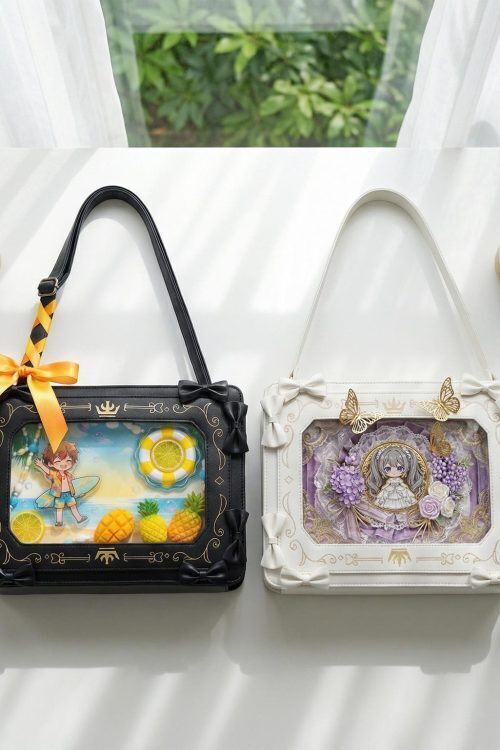 Ita Shoulder Bag with Clear Window for Photocards and Pins