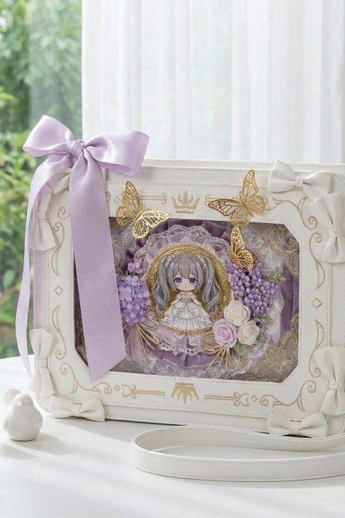 Ita Shoulder Bag with Clear Window for Photocards and Pins