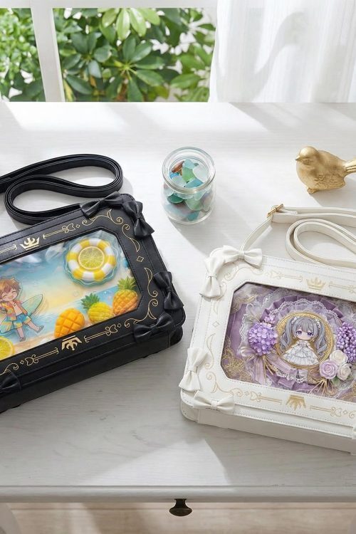 Ita Shoulder Bag with Clear Window for Photocards and Pins