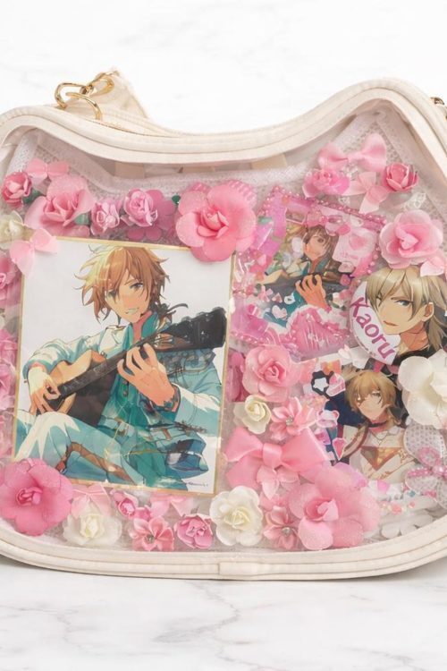 Ita Shoulder Bag with Clear Window for Pin Display