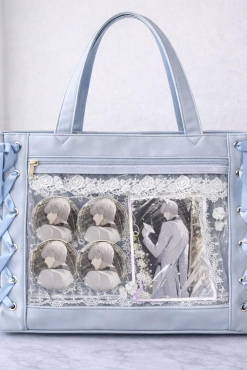 Ita Shoulder Bag with Clear Window for Plushies and Pins