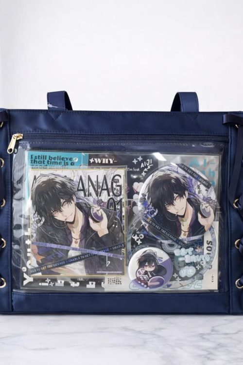 Ita Shoulder Bag with Clear Window for Plushies and Pins
