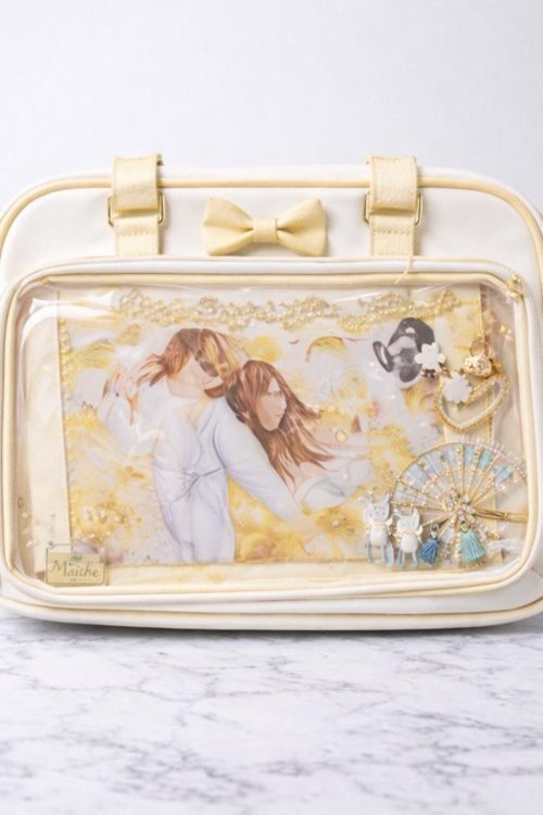 Ita Shoulder Bag with Clear Window for Plushies and Pins