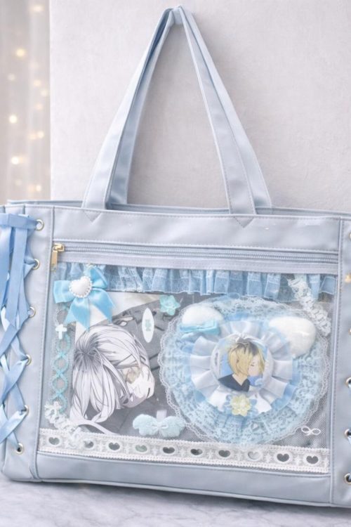 Ita Shoulder Bag with Clear Window for Plushies and Pins