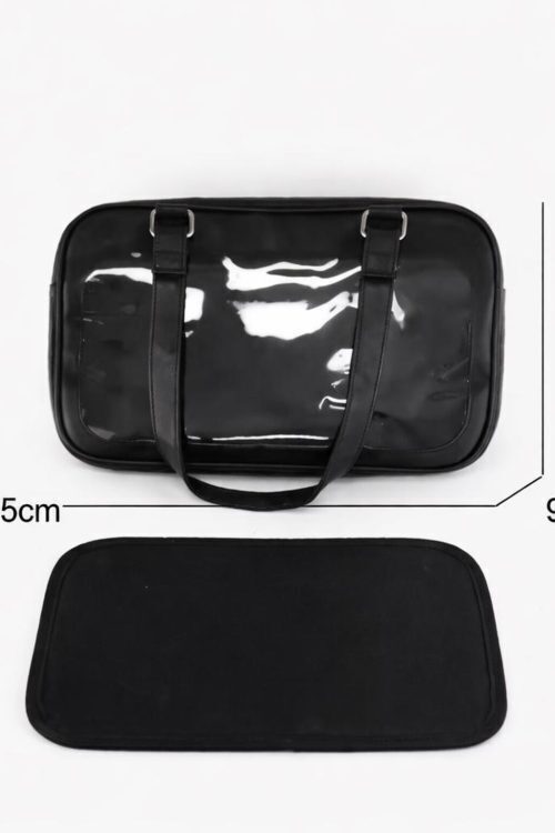 Ita Shoulder Bag with Clear Window for Plushies and Pins