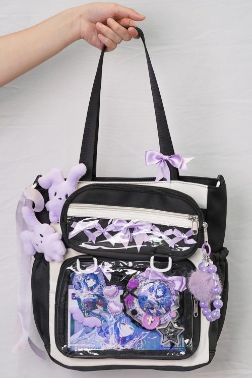Ita Shoulder Bag with Clear Window for Plushies and Pins