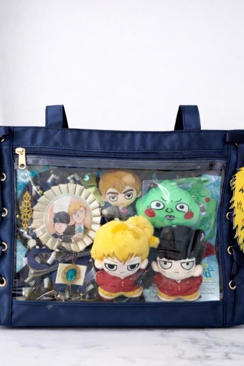 Ita Shoulder Bag with Clear Window for Plushies and Pins