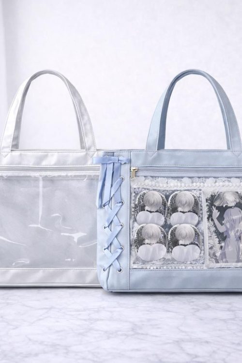 Ita Shoulder Bag with Clear Window for Plushies and Pins