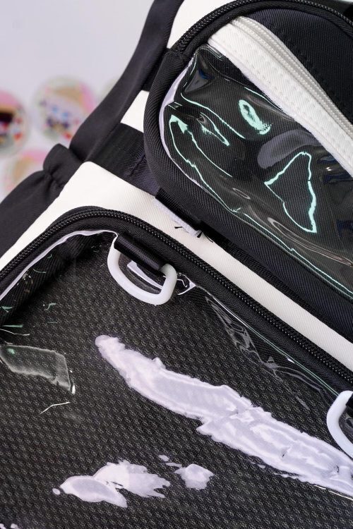 Ita Shoulder Bag with Clear Window for Plushies and Pins