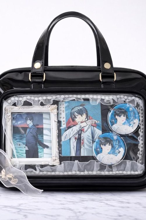 Ita Shoulder Bag with Clear Window for Plushies and Pins