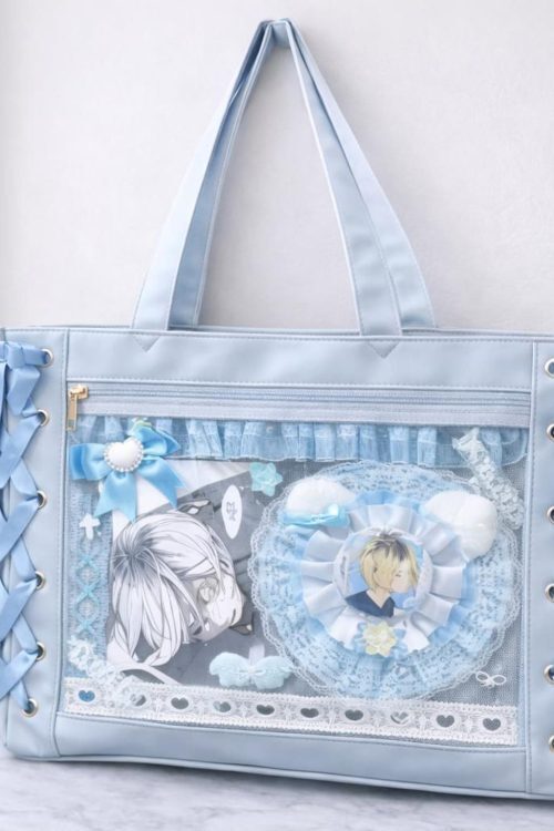Ita Shoulder Bag with Clear Window for Plushies and Pins