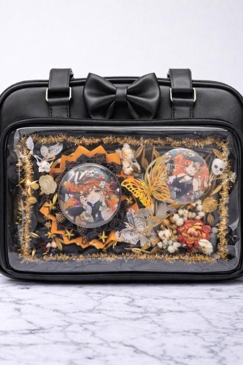 Ita Shoulder Bag with Clear Window for Plushies and Pins