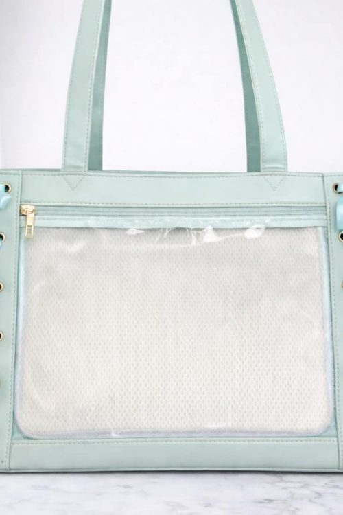Ita Shoulder Bag with Clear Window for Plushies and Pins
