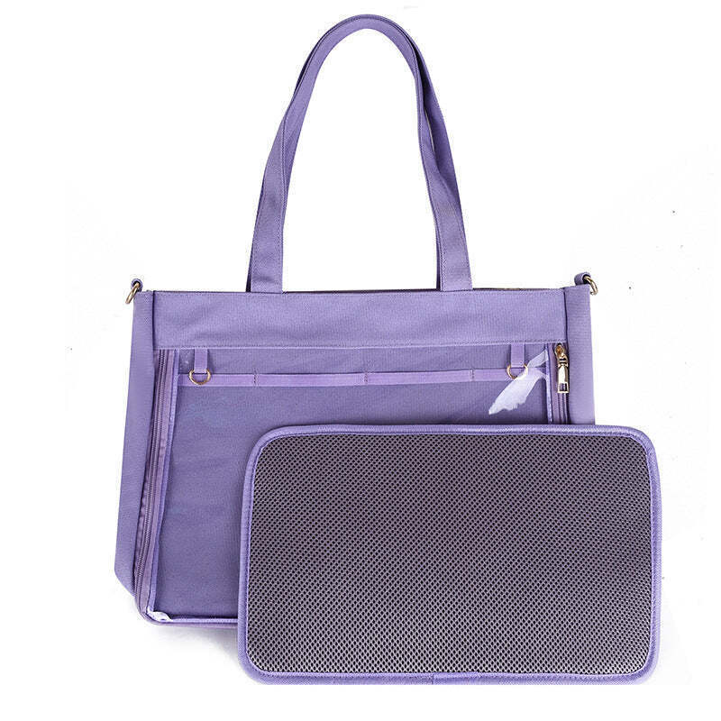 Ita Tote Bag with Clear Window and Included Insert Ita Tote Bag with Clear Window and Included Insert