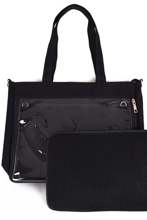 Ita Tote Bag with Clear Window and Included Insert