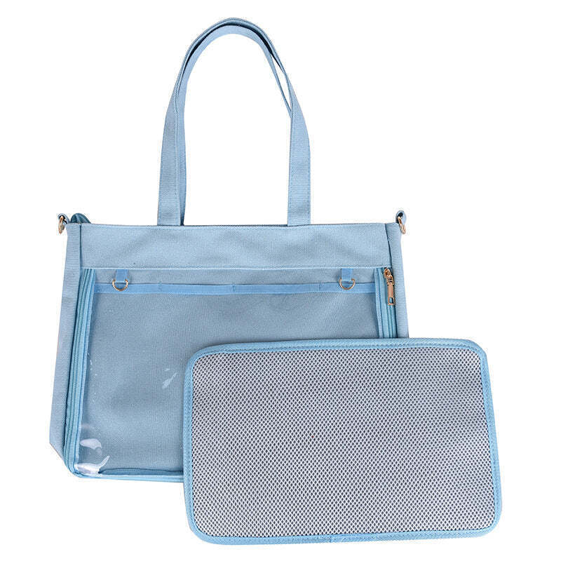 Ita Tote Bag with Clear Window and Included Insert Ita Tote Bag with Clear Window and Included Insert
