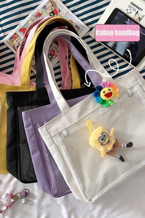 Ita Tote Bag with Clear Window and Included Insert