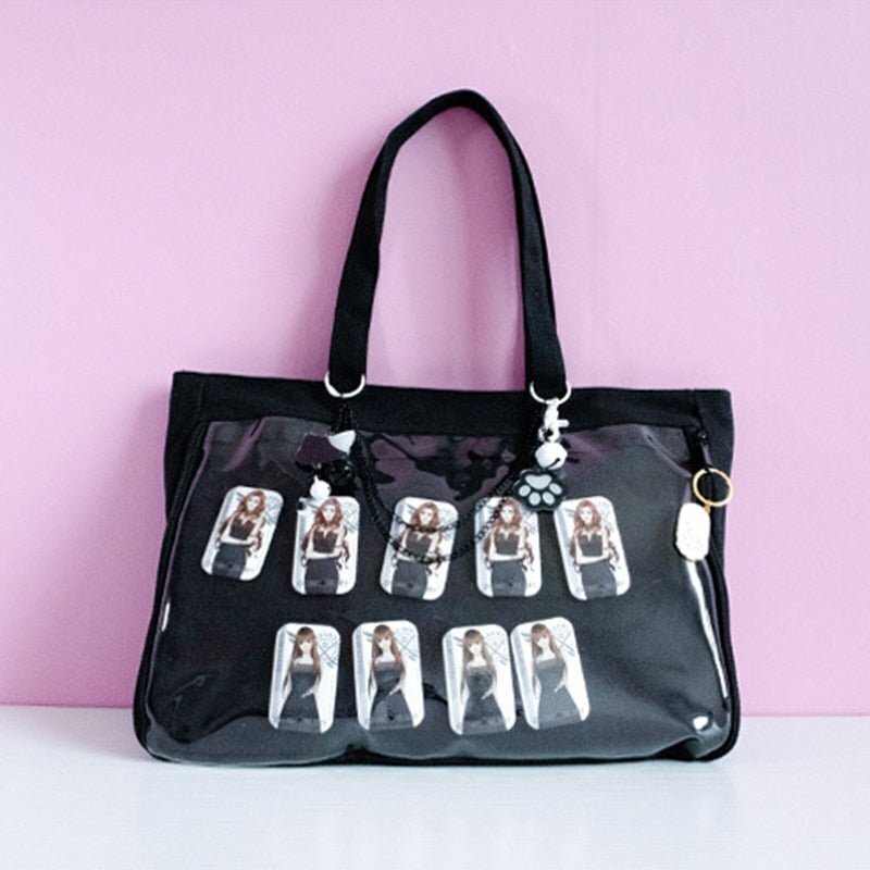 Ita Tote Bag with Clear Window and Included Insert Ita Tote Bag with Clear Window and Included Insert