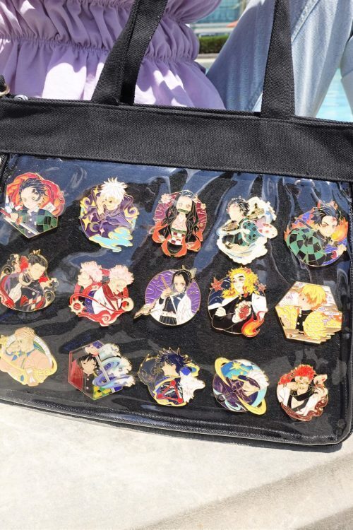 Ita Tote Bag with Clear Window for Pin Display