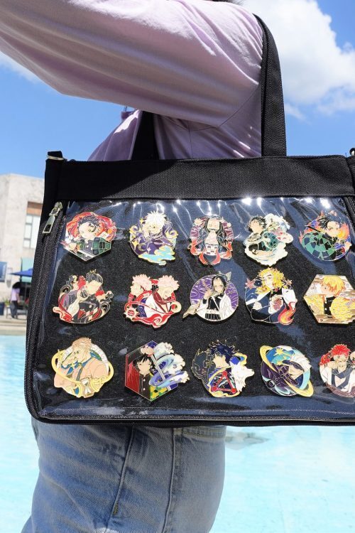 Ita Tote Bag with Clear Window for Pin Display