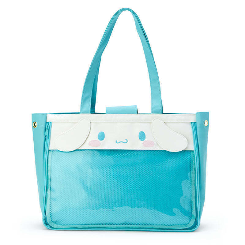 Ita Tote Bag with Clear Window for Pin Display Ita Tote Bag with Clear Window for Pin Display