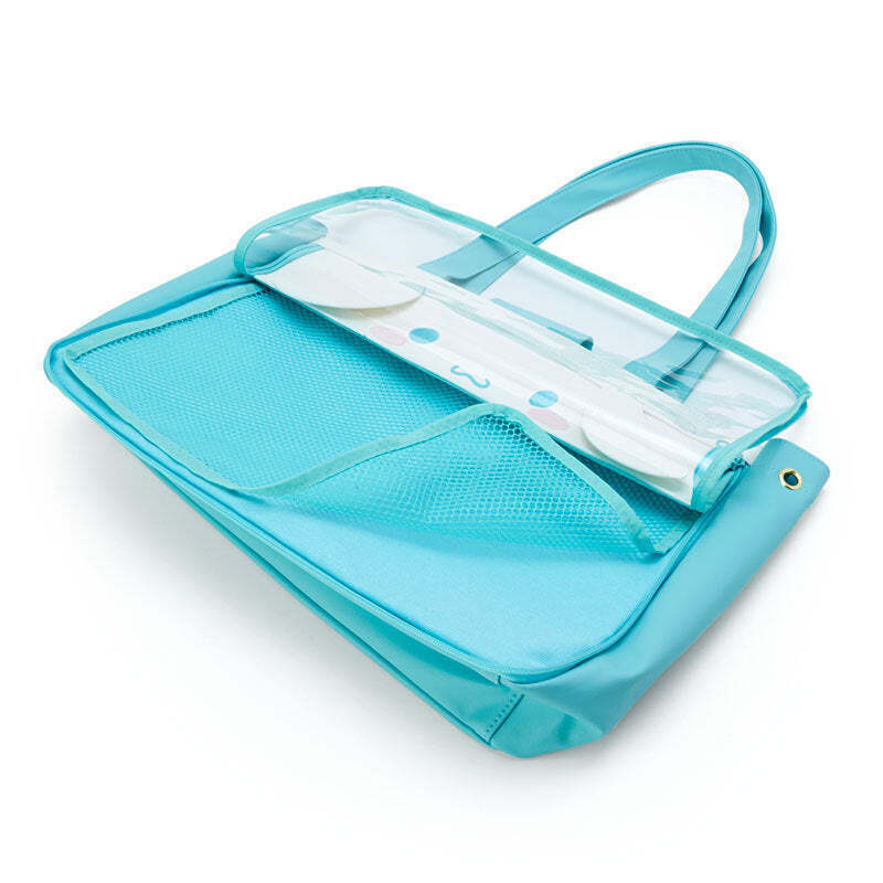 Ita Tote Bag with Clear Window for Pin Display Ita Tote Bag with Clear Window for Pin Display