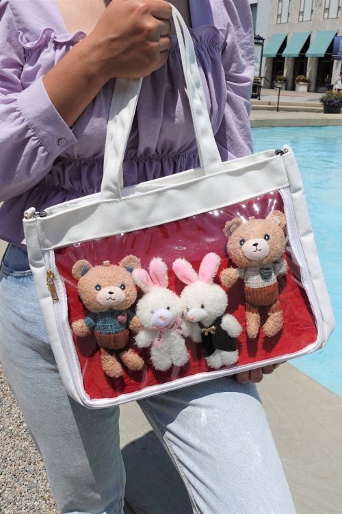 Ita Tote Bag with Clear Window for Pin Display